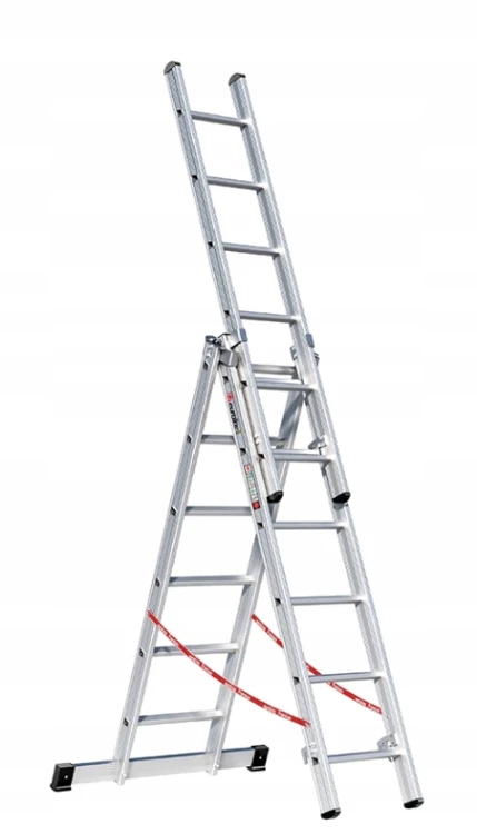 Aluminiowa drabina wielofunkcyjna 3-częściowa Euroline 3x6