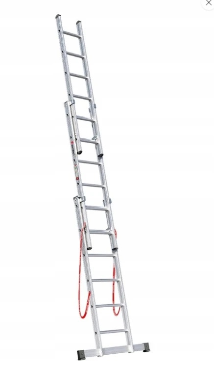 Aluminiowa drabina wielofunkcyjna 3-częściowa Euroline 3x6