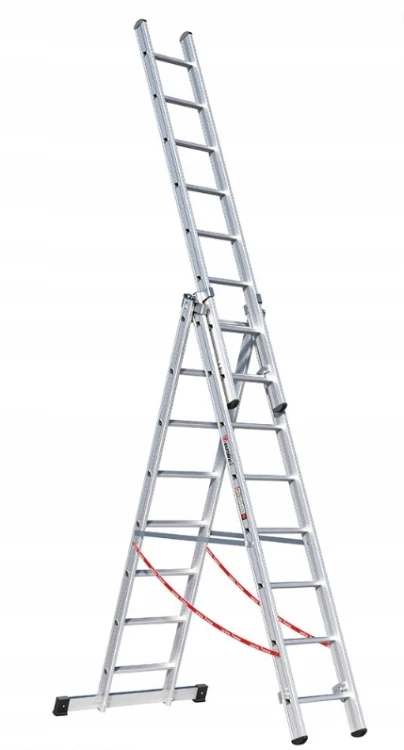 Aluminiowa drabina wielofunkcyjna 3-częściowa Euroline 3x8