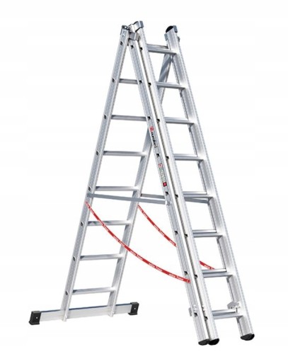Aluminiowa drabina wielofunkcyjna 3-częściowa Euroline 3x8