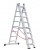 Aluminiowa drabina wielofunkcyjna 3-częściowa Euroline 3x8