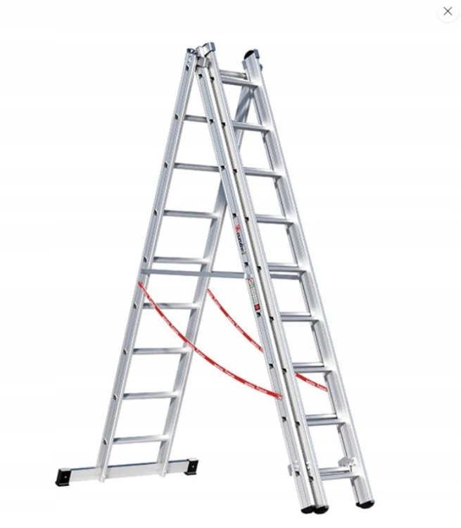 Aluminiowa drabina wielofunkcyjna 3 częściowa Euroline 3x9