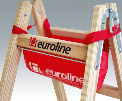 Drabina Drewniana EUROLINE Rozkładana Dwustronna 2x10