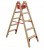 Drabina drewniana Euroline 1057705 2x5 TRBS