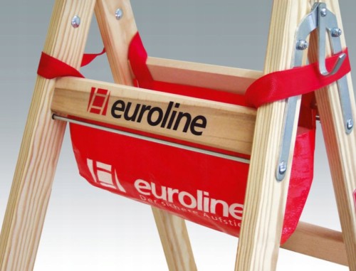 Drabina Drewniana Euroline 1057708 Profesjonalna 2x8 TRBS 2121-2