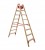 Drabina Drewniana Euroline 1057708 Profesjonalna 2x8 TRBS 2121-2