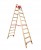Drabina Drewniana Euroline 1057710 Profesjonalna 2x10 TRBS 2121-2